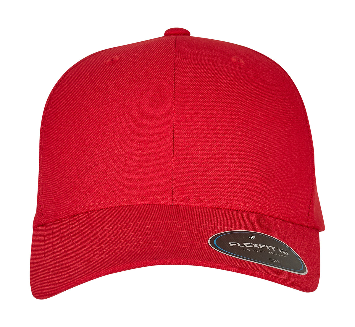 Flexfit cap 6100NU rood voorkant