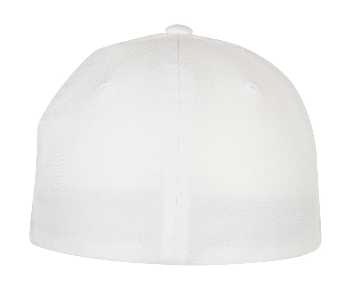 Flexfit cap 6100NU wit achterkant