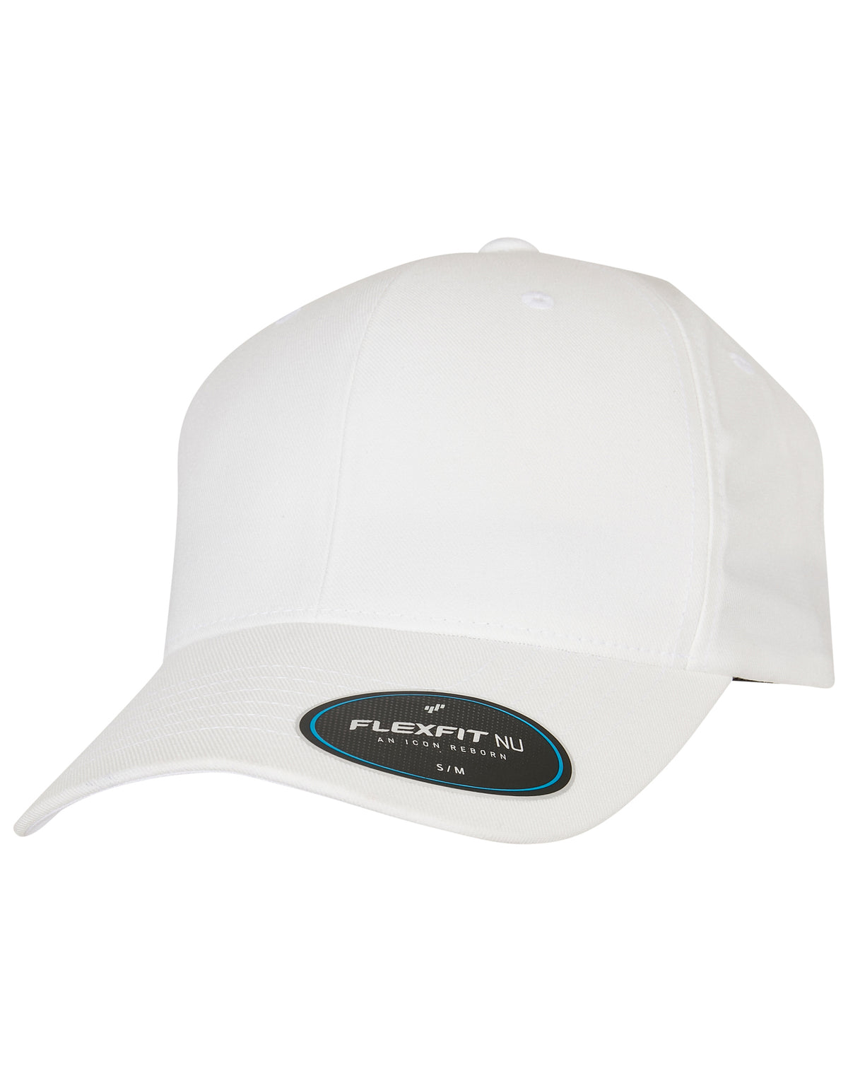 Flexfit cap 6100NU wit gedragen