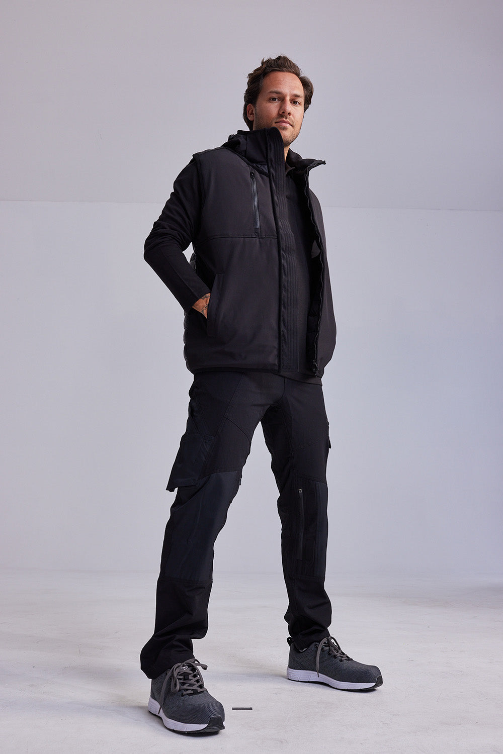 Barton Gevoerde Bodywarmer met Capuchon