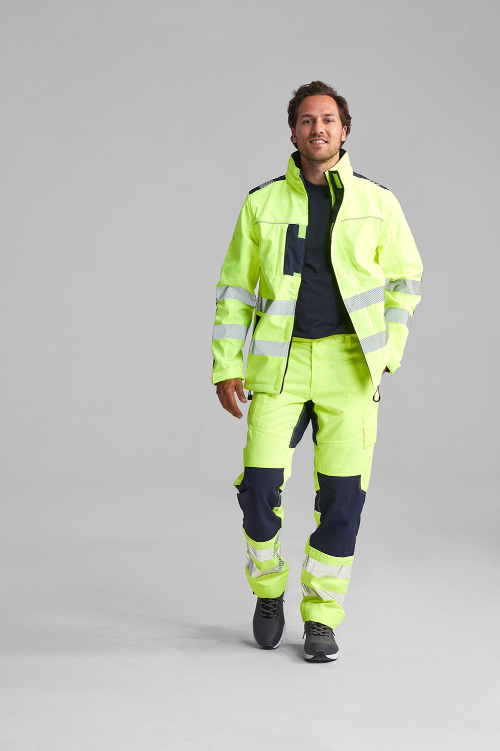 High-Visibility Softshell Jas 77007