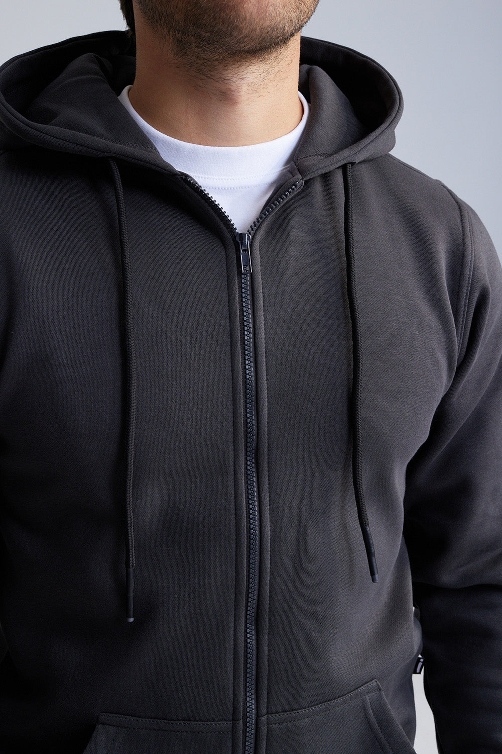 Sweeny Hooded Sweater met Rits