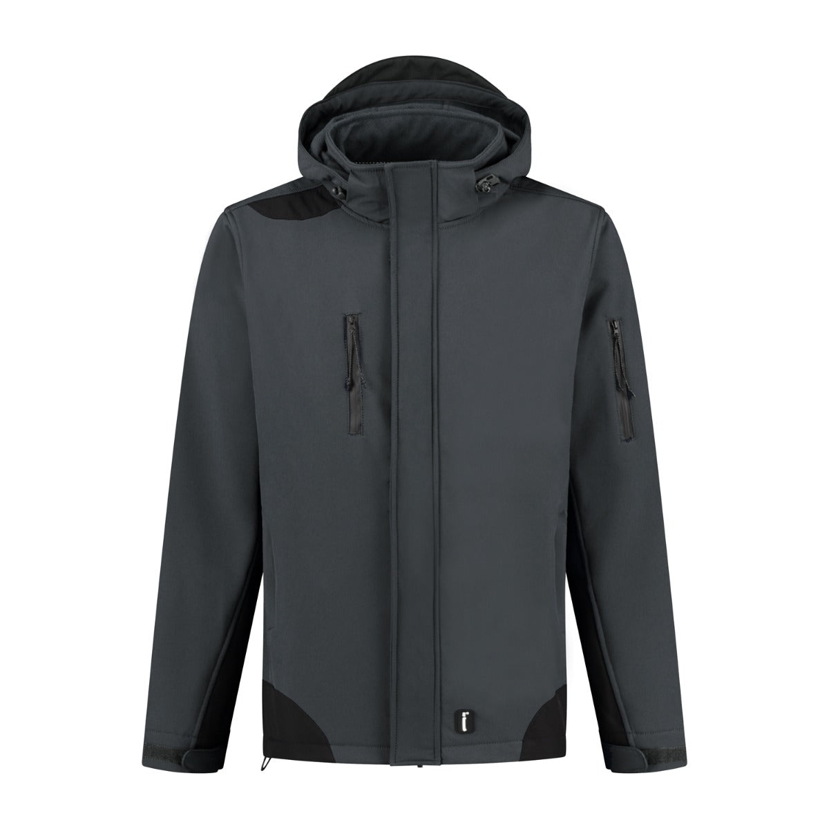 Jayton Luxe Softshell Werkjas met Afritsbare Capuchon