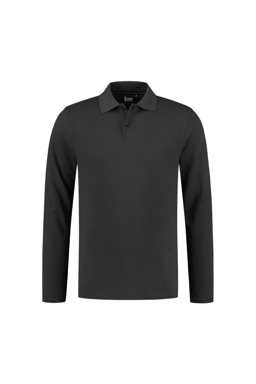 Poloshirt lange mouwen Powell - Grijs