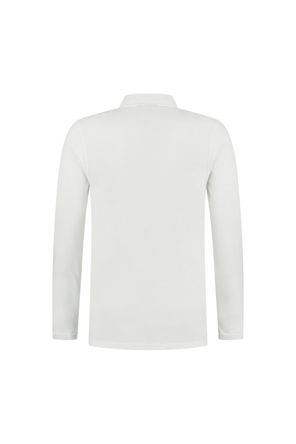 Poloshirt lange mouwen Powell - Wit