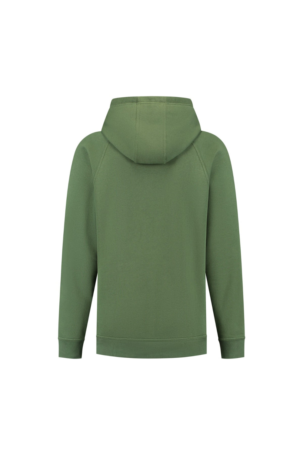 Raglan hoodie met ritskraag Sherman - Groen
