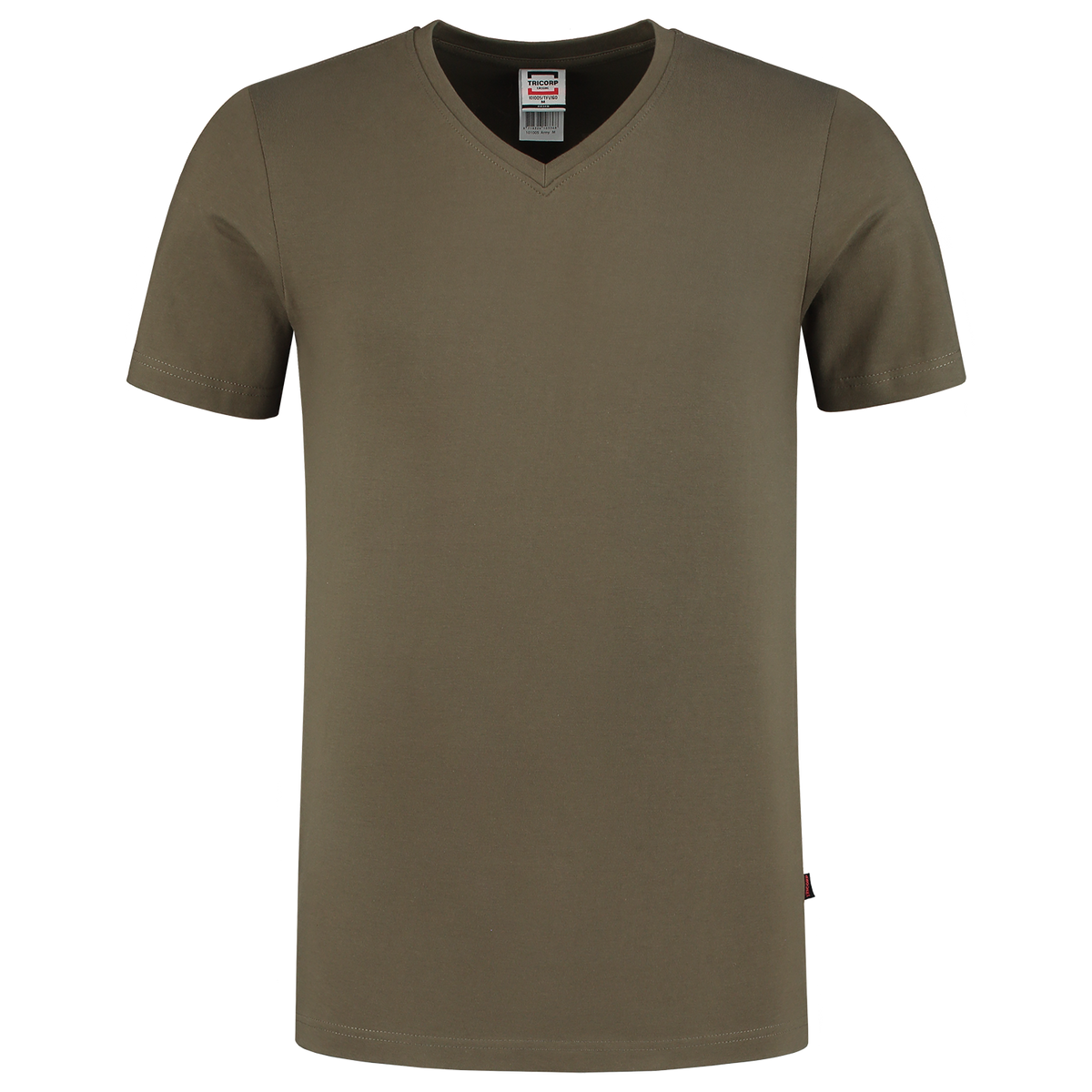 Tricorp T-shirt V Hals Fitted 101005 Dark Olive Green T-shirts Army / XS,Army / S,Army / M,Army / L,Army / XL,Army / XXL,Black / XS,Black / S,Black / M,Black / L,Black / XL,Black / XXL,Bottlegreen / XS,Bottlegreen / S,Bottlegreen / M,Bottlegreen / L,Bottlegreen / XL,Bottlegreen / XXL,Darkgrey / XS,Darkgrey / S,Darkgrey / M,Darkgrey / L,Darkgrey / XL,Darkgrey / XXL,Greymel / XS,Greymel / S,Greymel / M,Greymel / L,Greymel / XL,Greymel / XXL,Ink / XS,Ink / S,Ink / M,Ink / L,Ink / XL,Ink / XXL,Lime / XS,Lime /
