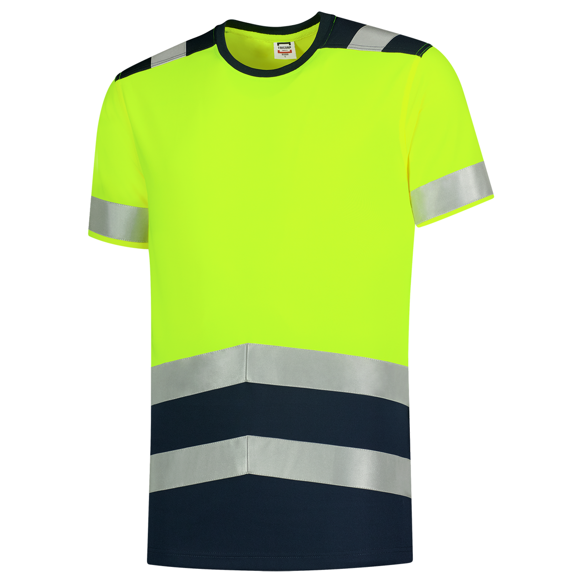 Tricorp T-shirt High Vis Bicolor 103006 Green Yellow T-shirts FluoryellowInk / XS,FluoryellowInk / S,FluoryellowInk / M,FluoryellowInk / L,FluoryellowInk / XL,FluoryellowInk / 2XL,FluoryellowInk / 3XL,FluoryellowInk / 4XL