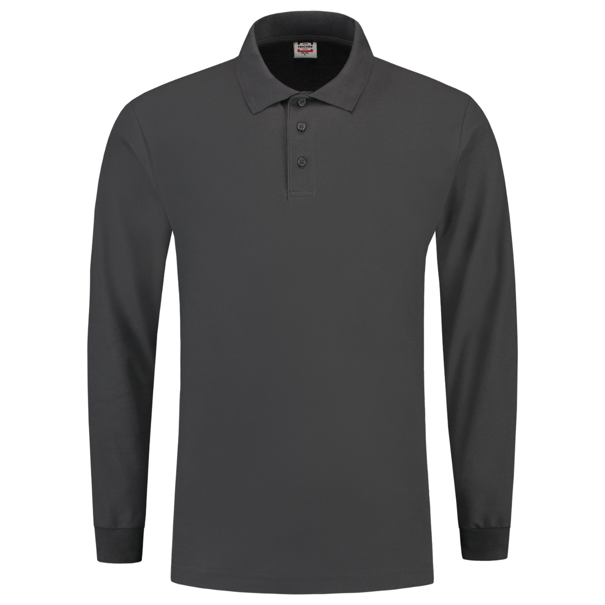 Tricorp Poloshirt Lange Mouw 201009 Dark Slate Gray Darkgrey / XS,Darkgrey / S,Darkgrey / M,Darkgrey / L,Darkgrey / XL,Darkgrey / XXL,Darkgrey / 3XL,Darkgrey / 4XL