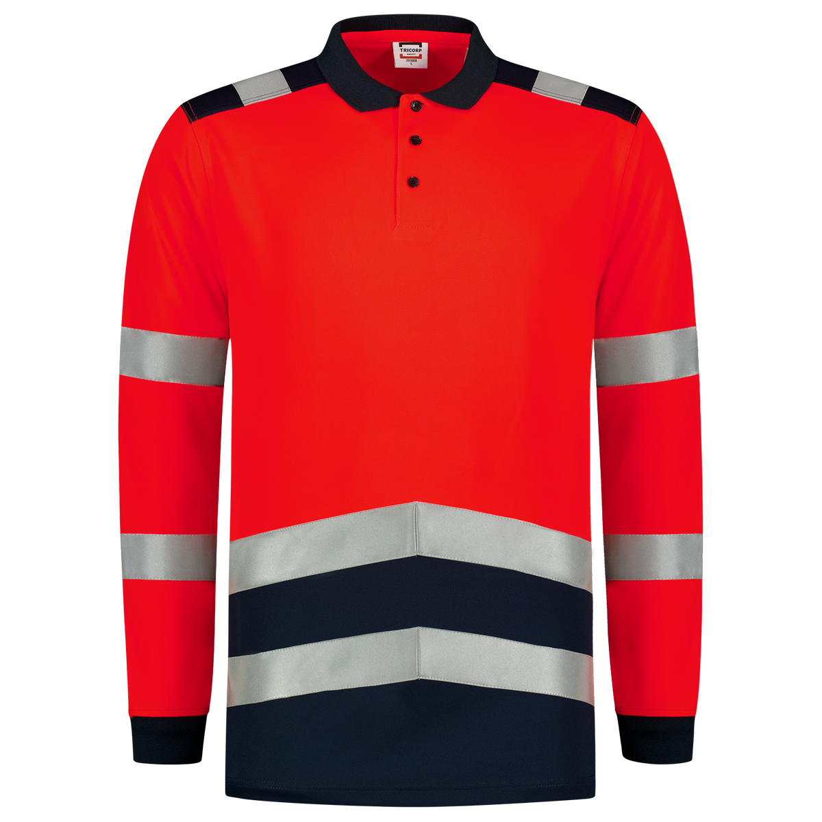 Tricorp Poloshirt High Vis Bicolor Lange Mouw 203008 Black Poloshirts FluororangeInk / XS,FluororangeInk / S,FluororangeInk / M,FluororangeInk / L,FluororangeInk / XL,FluororangeInk / XXL,FluororangeInk / 3XL,FluororangeInk / 4XL,FluorredInk / XS,FluorredInk / S,FluorredInk / M,FluorredInk / L,FluorredInk / XL,FluorredInk / XXL,FluorredInk / 3XL,FluorredInk / 4XL,FluoryellowInk / XS,FluoryellowInk / S,FluoryellowInk / M,FluoryellowInk / L,FluoryellowInk / XL,FluoryellowInk / XXL,FluoryellowInk / 3XL,Fluorye