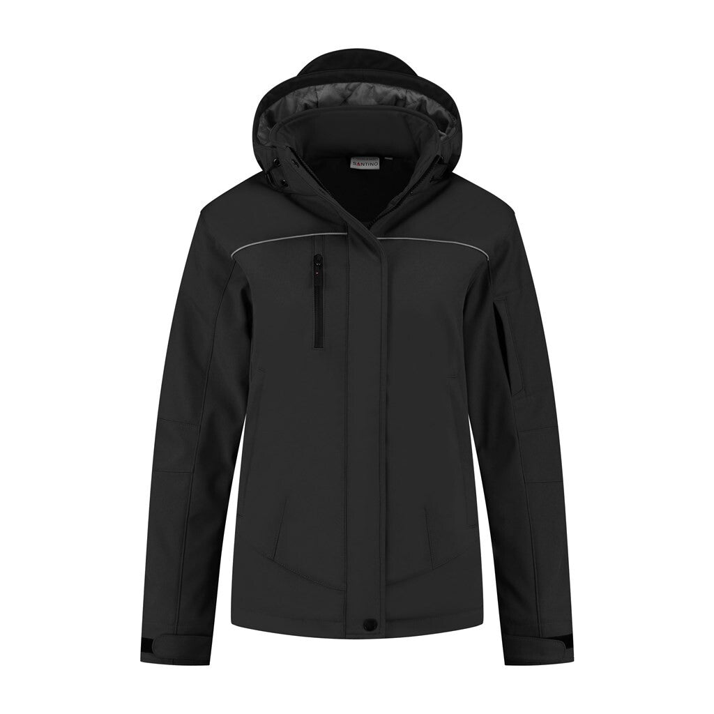 Santino Santino softshell Stockholm Ladies Dark Slate Gray Softshell Jacket Black / XS, S, M, L, XL, XXL