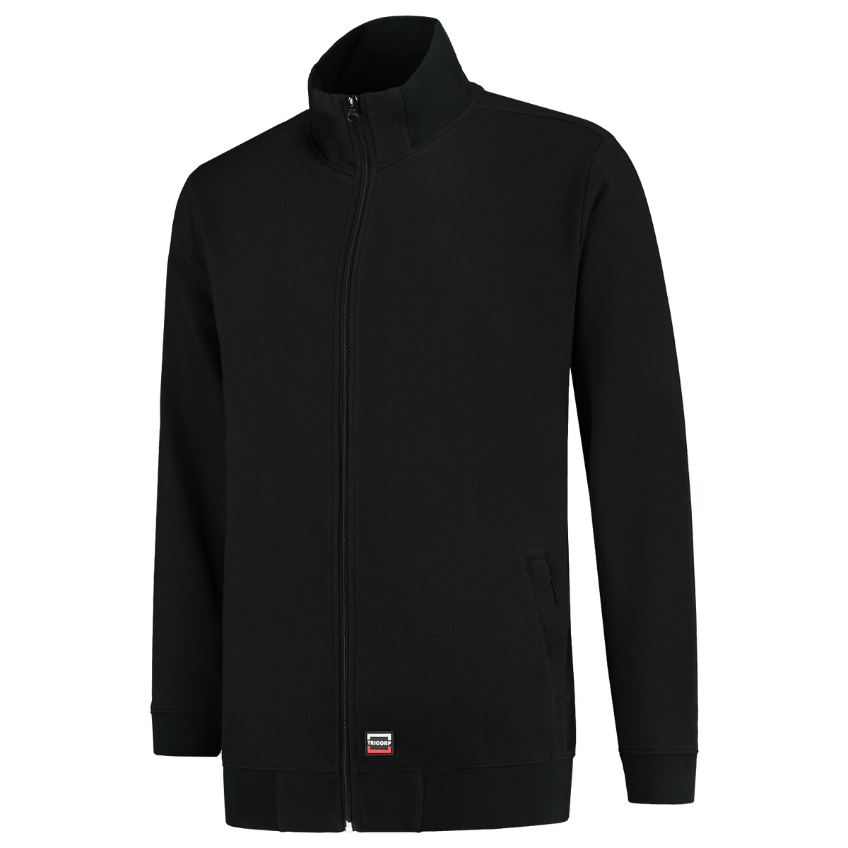 Tricorp Sweatvest 60°C Wasbaar 301017 Black Sweaters Midnightblack / 3XL,Midnightblack / L,Midnightblack / M,Midnightblack / S,Midnightblack / XL,Midnightblack / XS,Midnightblack / XXL,Midnightblack / 4XL