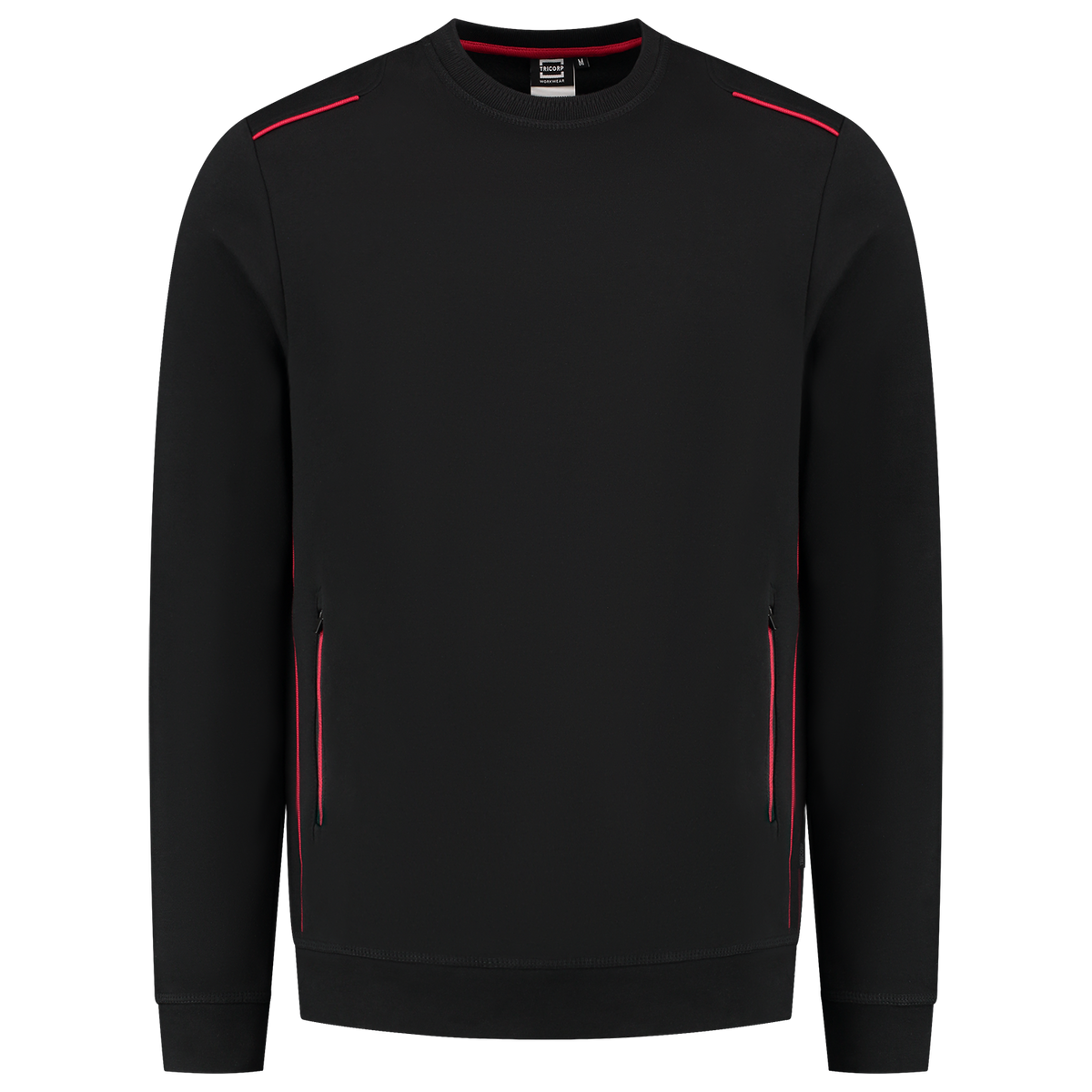 Tricorp Sweater Accent 302703 Black Sweaters BlackRed / 3XL,BlackRed / L,BlackRed / M,BlackRed / S,BlackRed / XL,BlackRed / XS,BlackRed / XXL