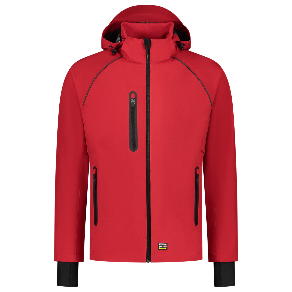Tricorp Tech Shell 402708 Firebrick Jassen Red / 3XL,Red / L,Red / M,Red / S,Red / XL,Red / XS,Red / XXL