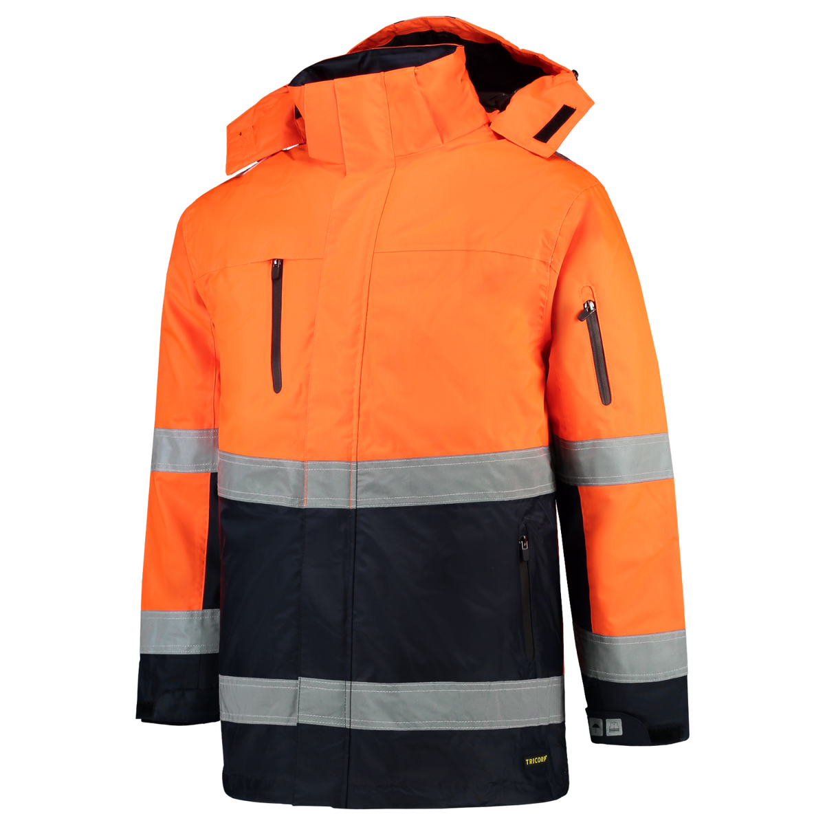 Tricorp Parka ISO20471 Bicolor 403004 Coral Jassen FluororangeNavy / XS,FluororangeNavy / S,FluororangeNavy / M,FluororangeNavy / L,FluororangeNavy / XL,FluororangeNavy / XXL,FluororangeNavy / 3XL,FluororangeNavy / 4XL