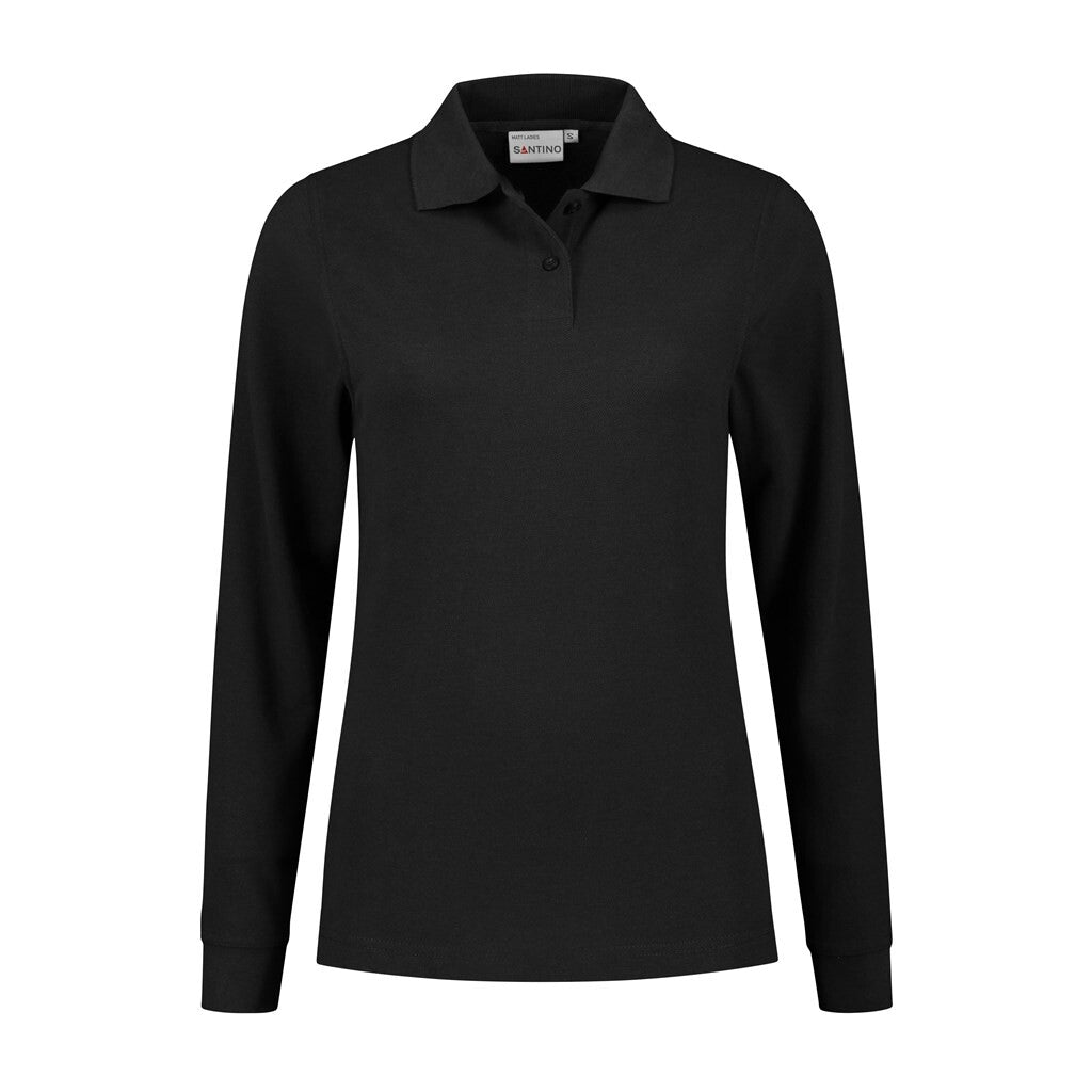 Santino Santino poloshirt Matt Ladies Black Poloshirt Black / XS, S, M, L, XL, XXL