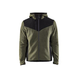 Blåkläder Gebreid Jack Met Softshell Dark Slate Gray HERFSTGROEN/ZWART / XS,HERFSTGROEN/ZWART / S,HERFSTGROEN/ZWART / M,HERFSTGROEN/ZWART / L,HERFSTGROEN/ZWART / XL,HERFSTGROEN/ZWART / XXL,HERFSTGROEN/ZWART / XXXL