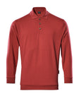 Polosweatshirt 00785 - 02 - rood