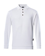 Polosweatshirt 00785 - 06 - wit