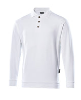 Polosweatshirt 00785 - 06 - wit