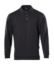 Polosweatshirt 00785 - 09 - zwart