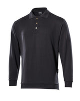 Polosweatshirt 00785 - 09 - zwart