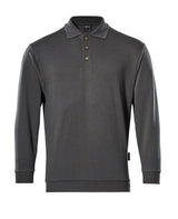 Polosweatshirt 00785 - 18 - donkerantraciet