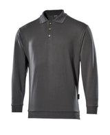 Polosweatshirt 00785 - 18 - donkerantraciet
