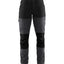 Service Werkbroek Stretch Dames 7166 - Medium grijs/Zwart