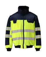 Pilotenjas 00920 - 171 - hi-vis geel/marine