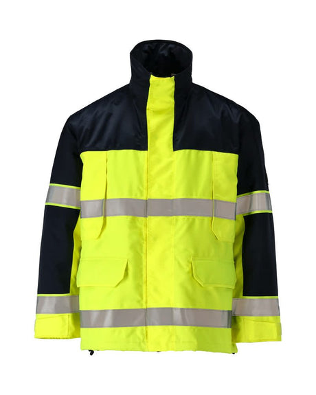 Parka 00930 - 171 - hi-vis geel/marine