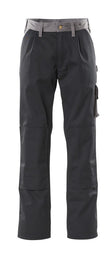 Broek met kniezakken 00979 - 9888 - zwart/antraciet