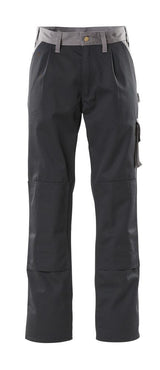 Broek met kniezakken 00979 - 9888 - zwart/antraciet
