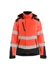 Softshell Winterjas High-Visibility 4401 Dames - High Vis Rood/Zwart