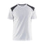 T-shirt Industrie 3379 - Wit/Donkergrijs