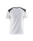 T-shirt Industrie 3379 - Wit/Donkergrijs