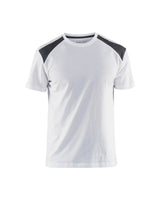 T-shirt Industrie 3379 - Wit/Donkergrijs