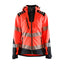 High-Visibility Softshell Jack Dames 4791 - High Vis Rood/Zwart