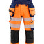 High-Visibility piraatbroek 1123 - High Vis Oranje/Marineblauw