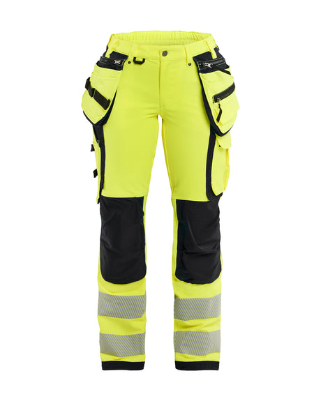 High-Visibility Werkbroek Dames 7197 - High Vis Geel/Zwart