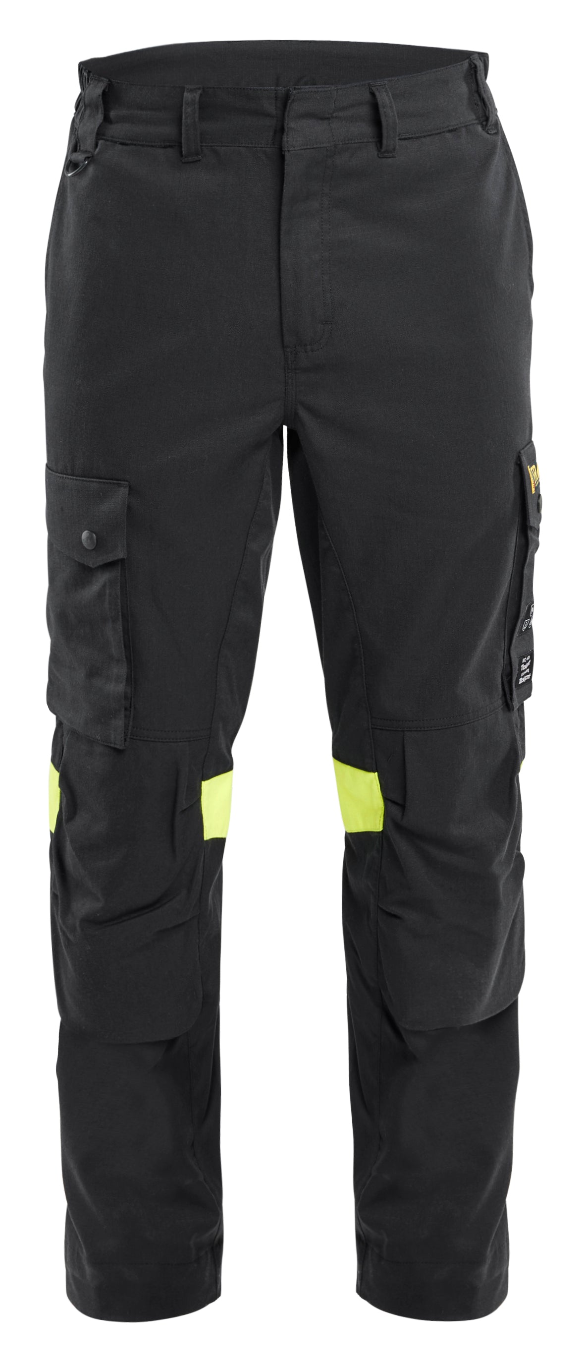 Werkbroek Multinorm Vlamvertragend 1417 - Zwart/High Vis Geel