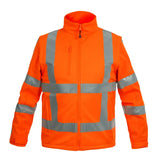 Hydrowear Unisex High Visibility Softshell Jack Toulon RWS