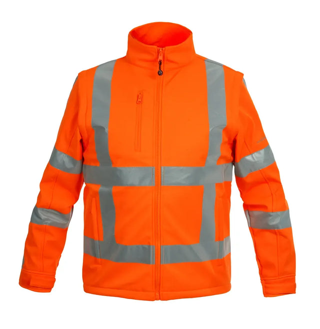 Hydrowear Unisex High Visibility Softshell Jack Toulon RWS