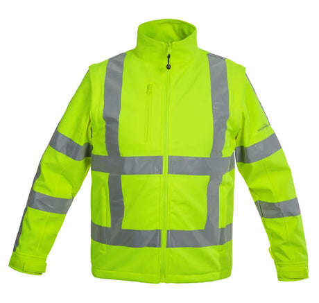 High-Visibility softshell jack RWS Toulon - Fluor Geel