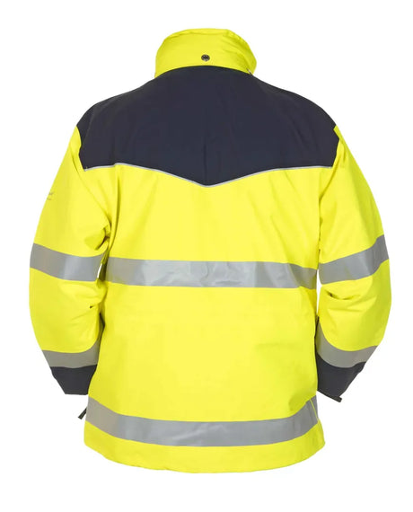 High-Visibility parka Feldkirchen - Fluor Geel - Marine