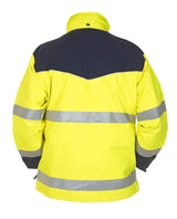High-Visibility fleecejack Feldkirchen - Fluor Geel - Marine
