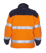 High-Visibility parka Feldkirchen - Fluor Oranje - Marine