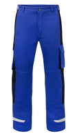 Multinorm werkbroek Monza - Korenblauw - Zwart