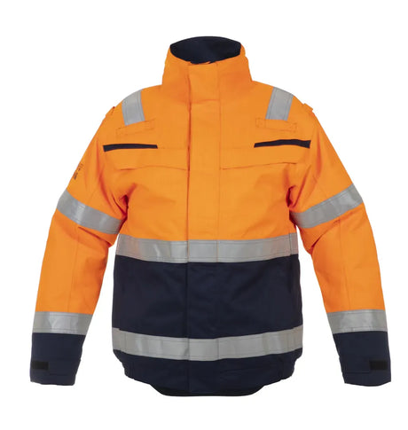 Multinorm pilotjack Morley - Fluor Oranje - Marine