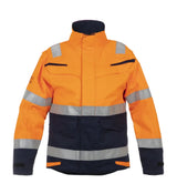 Multinorm parka March - Fluor Oranje - Marine
